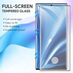 Wholesale 3D Tempered Glass Full Screen Protector with Working Adhesive In Screen Finger Scanner for Samsung Galaxy Galaxy Note 20 Ultra (Clear)